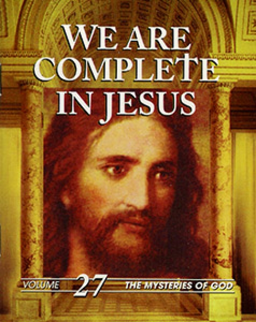 We Are Complete in Jesus